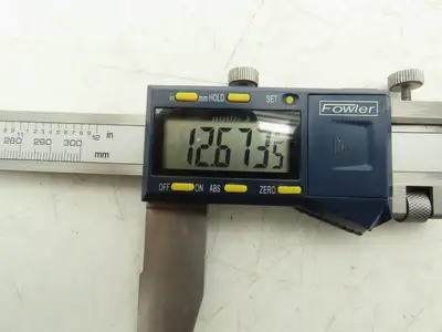 Fowler 54-100-312-0 Xtra-Range Digital Caliper 0-12" 300mm .0005 Nib Jaws w/Case