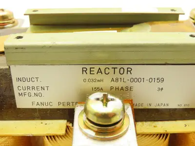 Fanuc A81L-0001-0159 Transformer 155A 0.032mH 3ph