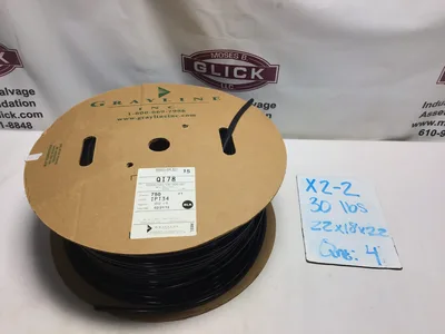 Grayline T0330-020-130-900-001 Extruded PVC Tubing 0″ X 0.20″ Reel Black