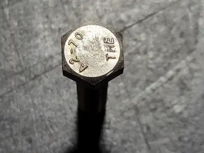 8x35 Hex Head Screw Full Thread A2-70 Stainless Steel (Box of 100)