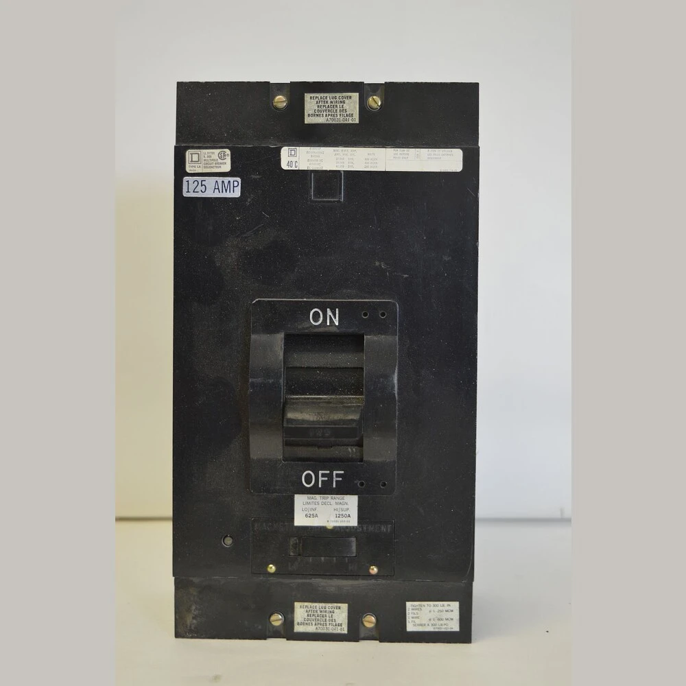 Square D 3 Pole 125 Amp Breaker