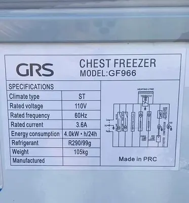 33 CU FOOT HUGE  CHEST FREEZER -