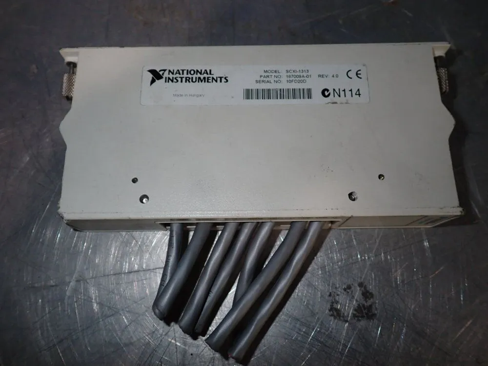 Used NATIONAL INSTRUMENTS SCXI1313 Terminal Blocks Ohio US | HGR 24 #942535