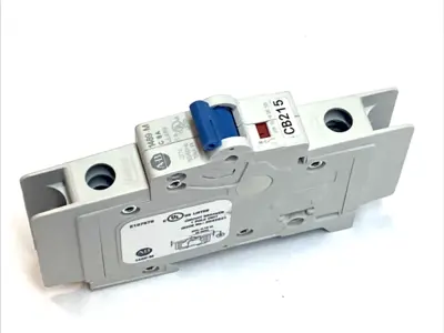 USED ALLEN-BRADLEY 1P 8A C-CURVE MINIATURE CIRCUIT BREAKER 277VAC
