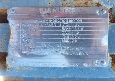 USED SIEMENS 25 HP