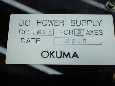 Used OKUMA DCS3A DC Power Supplies Ohio US | HGR 24 #1070391