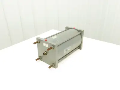 Miller LA53H4N Pneumatic Air Cylinder 8" Bore 13-11/16" Stroke 1"Rod 150psi