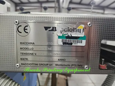 Bacciottini Pit Stop Creaser Folder DG Line, 2012