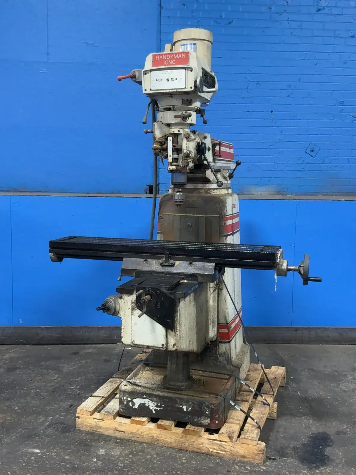 Tri-onics Incorporated 50” X 10”  Vertical Mill