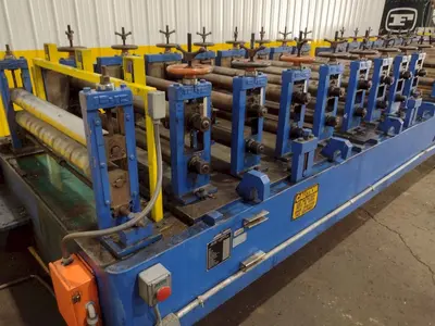 17 STAND X 4" X 48" B&K MODEL #2B-35 RAFTED ROLLFORMER: STOCK #18127