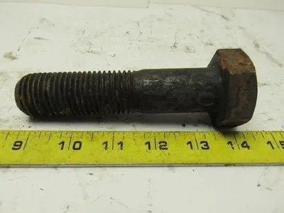 1-1/8"-8 x 5 A193 B7 Heavy Hex Bolt Black Oxide Lot of 5