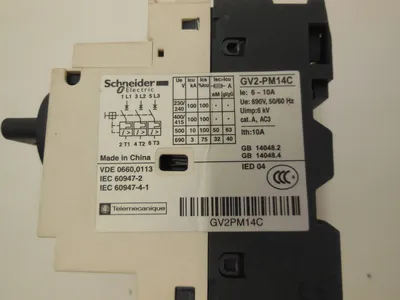 SCHNEIDER ELECTRIC GV2-PM14C MANUAL STARTER GV2PM14C