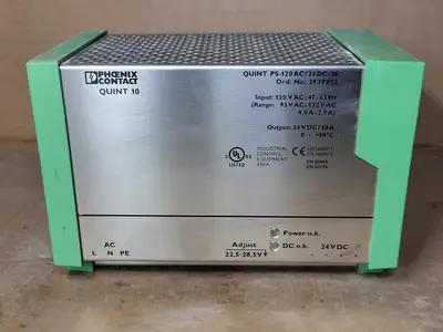 New | in-Stock PHOENIX CONTACT QUINT-PS-120AC/24DC/10 Misc Electrical & Power Parts British Columbia CA | Lenmark #477776