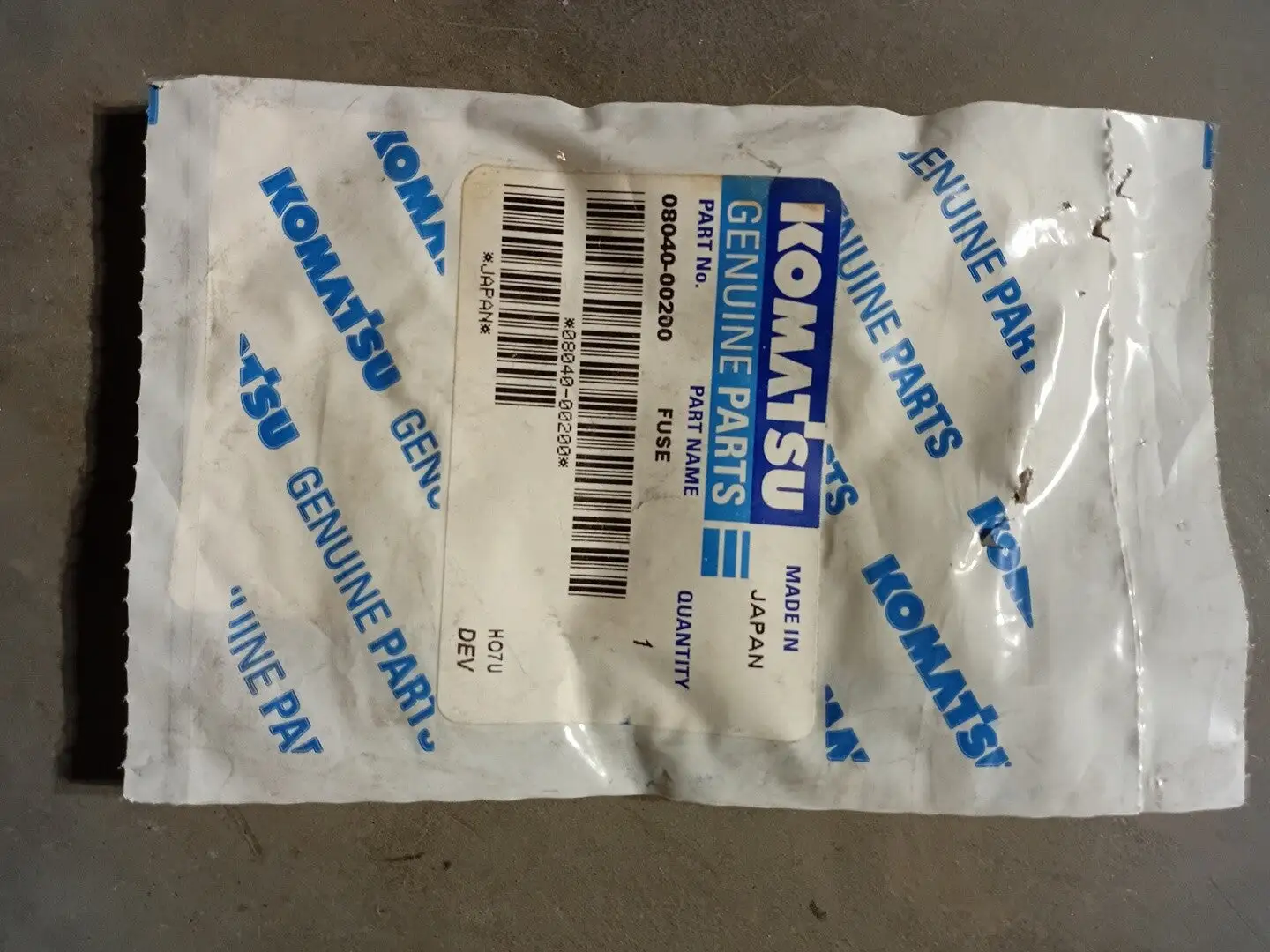 NEW KOMATSU 08040-00200