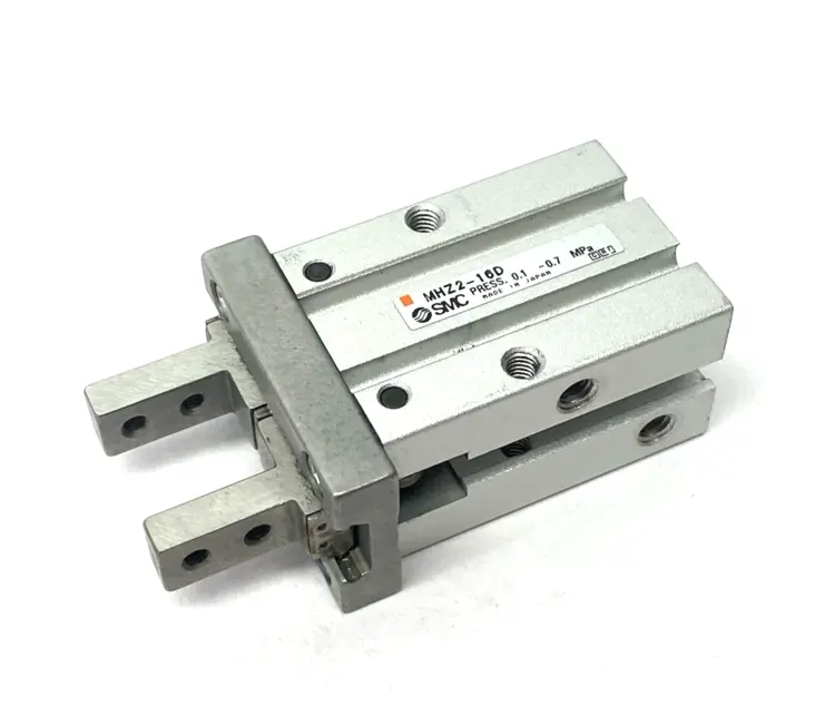 Used SMC 2-FINGER PARALLEL GRIPPER, DOUBLE ACTING, 16MM BORE Pneumatic Cylinders Michigan US | Maverick Industrial Sales #1089355
