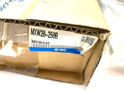 MXW20-250B | SMC  Guided Cylinder Slide Table, 250mm Stroke, Pneumatic - New Other