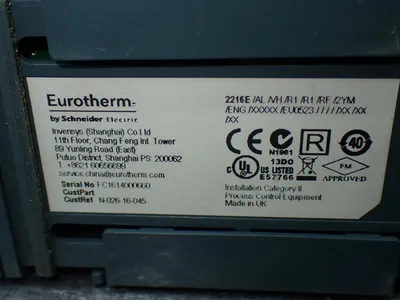 Used EUROTHERM 2216E/AL/VH/R1/R1/RF/2YM/ENG/XXXXX/EU0523 Temperature Controls Ohio US | HGR 24 #802923