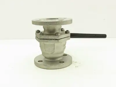 Kitz 10UTDZ 304 Stainless Ball Valve 2" Flanged DN50 Class 10K Handle Extension