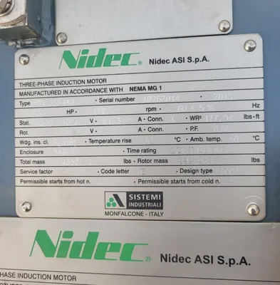 NEW NIDEC 700 HP