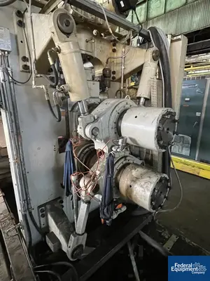 USED Berstorff 1,610 MM (63") Berstorff Vertical Two Roll Calander Sheet Stack