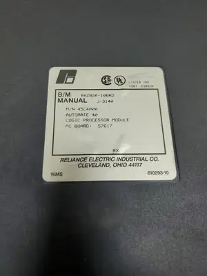 Used Reliance Electric 45C400A Logic Processor Module, (802820-106RC) PLC Processors South Carolina US | Palmetto Automation #1542038