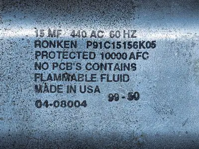 USED RONKEN INDUSTRIES P91C15156K05