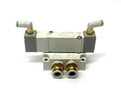 SYA5340-02 | SMC  Air Pilot Valve & Base 1/4" NPT - Used