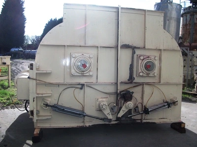 2,000L Tatum Forberg Twin Shafted Stainless Steel Mixer 22 kw