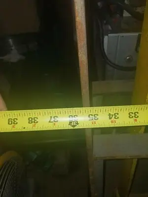 Used Takeoff Forklift Mast Guard,  35-1/2" X 46-1/2" Overall Dimensions