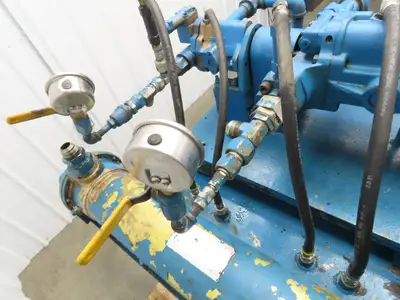 Eaton Vickers Hydraulic Power Unit 120 Gallon 29 GPM 3000PSI 30Hp 230/460V 3Ph