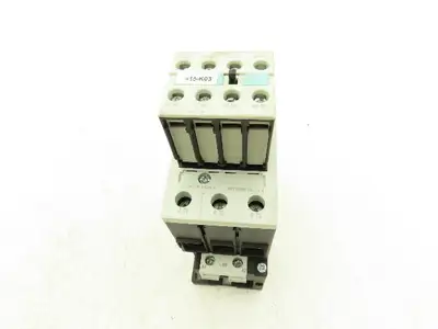 Siemens 3RT1036-1AG24 Motor Starter Contactor w/Varistor 50HP 600V 3PH 120V Coil