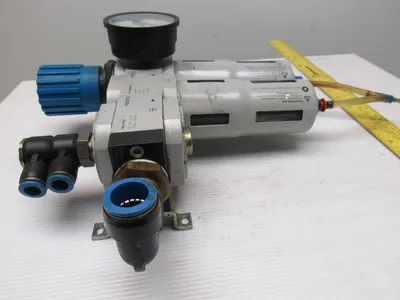 Festo LFR-D-7-MIDI-A/Festo LF-D-5M-MIDI-A Pneumatic Filter Regulator 1/2" NPT