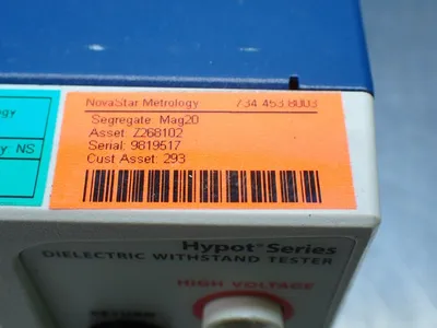 Used ASSOCIATED RESEARCH 3865 High Voltage Testers Ohio US | HGR 24 #782608
