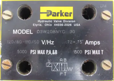 NEW PARKER D3W20BNYC-30 SOLENOID VALVE D3W20BNYC30