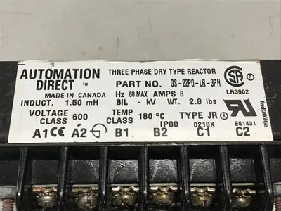 USED AUTOMATION DIRECT GS-22P0-LR-3PH