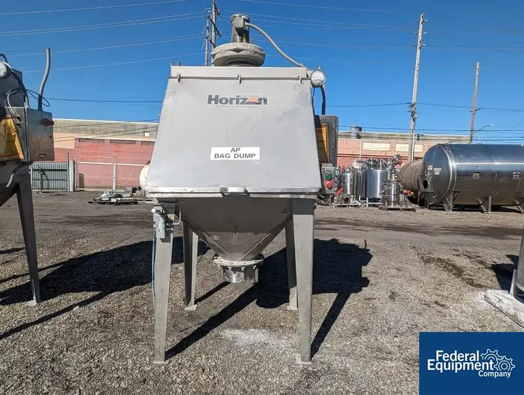 Used Horizon Horizon Bag Dump Station, Model IDC-S, S/S Bag Dumpers - Bag Break Stations Ohio US | Federal Equipment Company 16 #130360