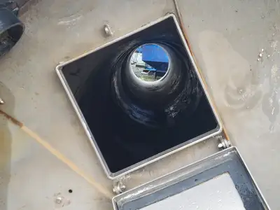 42 ft x 5 ft Dia. Stainless Steel Pellet Reactor