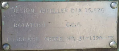 USED SULZER BINGHAM 10X14X16.5 HSB