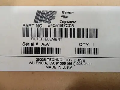 NEW WESTERN FILTER E4051B7C03