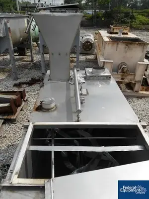 USED Areco 80 Cu Ft Areco Ribbon Blender, 304 S/S, 20 HP