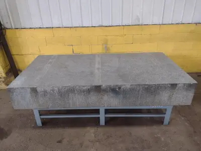 8' X 4' X 14" CHALLENGE PRECISION LAYOUT INSPECTION GRANITE TABLE: STOCK #23793