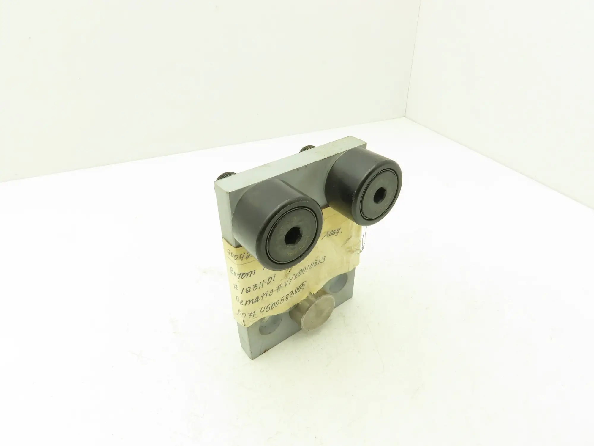Dematic 20042-000 Load Wheel Assembly Bottom Vertical Guide CF2SB 2" Rollers