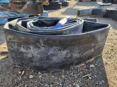 8" x 15 ft Hose Black w/ Camlock Coupling
