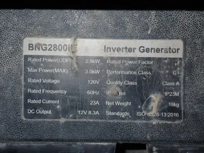 USED BN PRODUCTS BNG2800IE