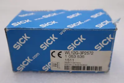 Sick WL12G-3P2572 Photoelectric Retro-Reflective Sensor NEW IN BOX STOCK H302A