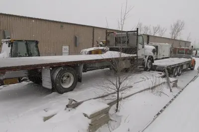 Used 2019 HINO 338 Flatbed Trucks Manitoba CA | Conquest Truck & Auto Sales #1421331