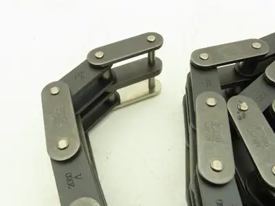 RF2060-2 Double Strand Roller Chain 1-1/2" Double Pitch 2" Wide 10' Length