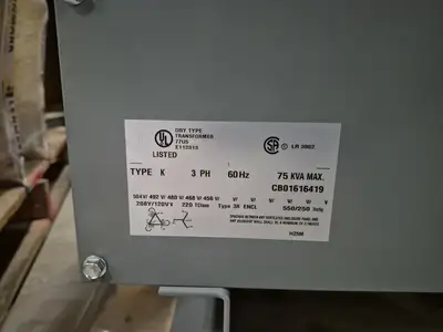 New | in-Stock HAMMOND POWER SOLUTIONS INC. EG3A0075KB Transformers British Columbia CA | Lenmark #835226