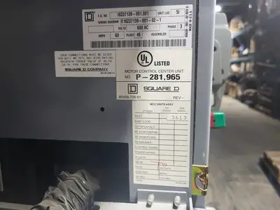 USED SQUARE D MODEL 6