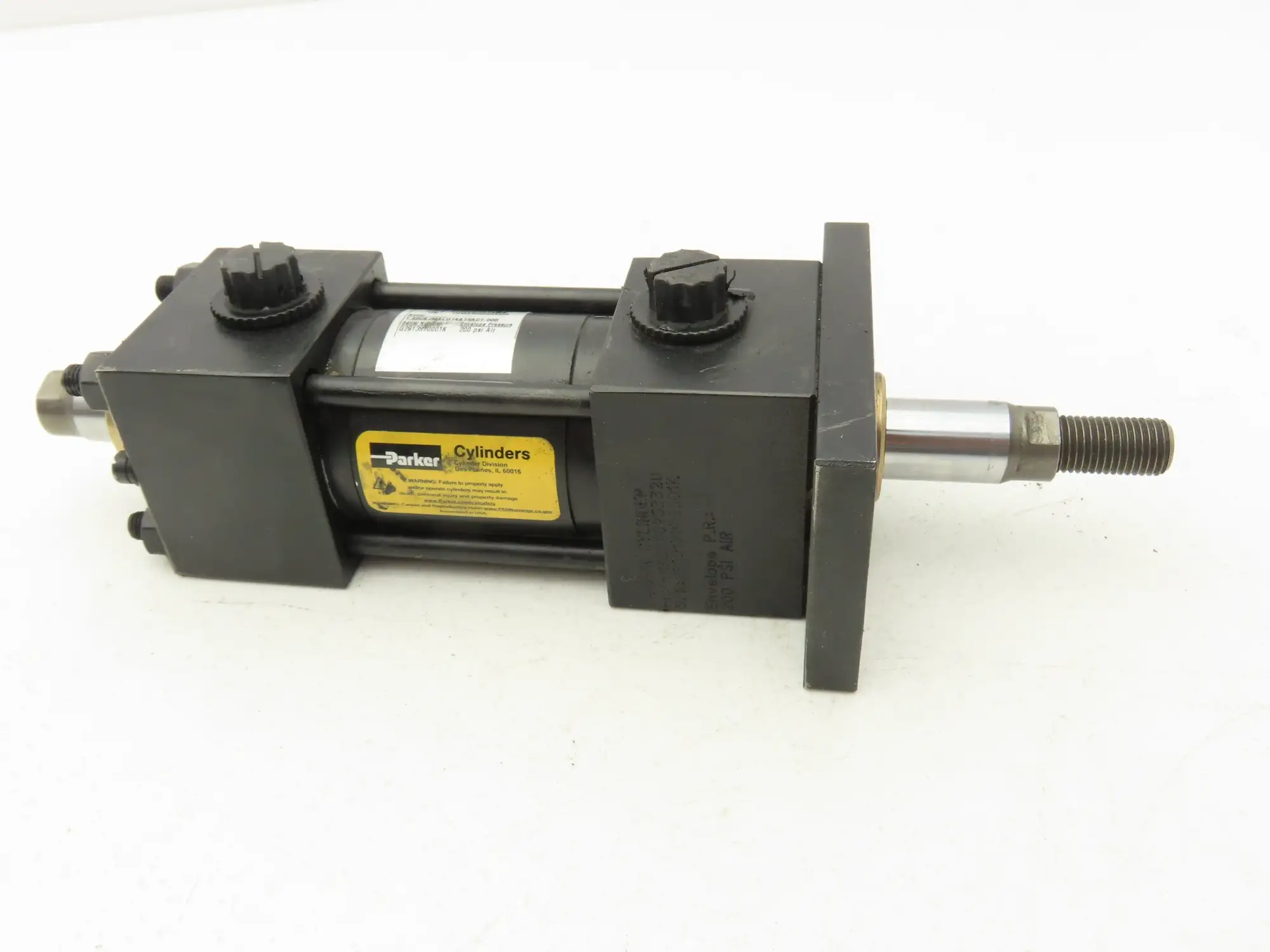 Parker 1.50CKJMALU14A19AC1.00 Pneumatic Cylinder Double End 1.5" Bore 1" Stroke